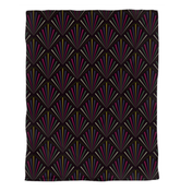 Close-up of the Modern Chevron Duvet Cover showcasing its intricate design and fabric quality.